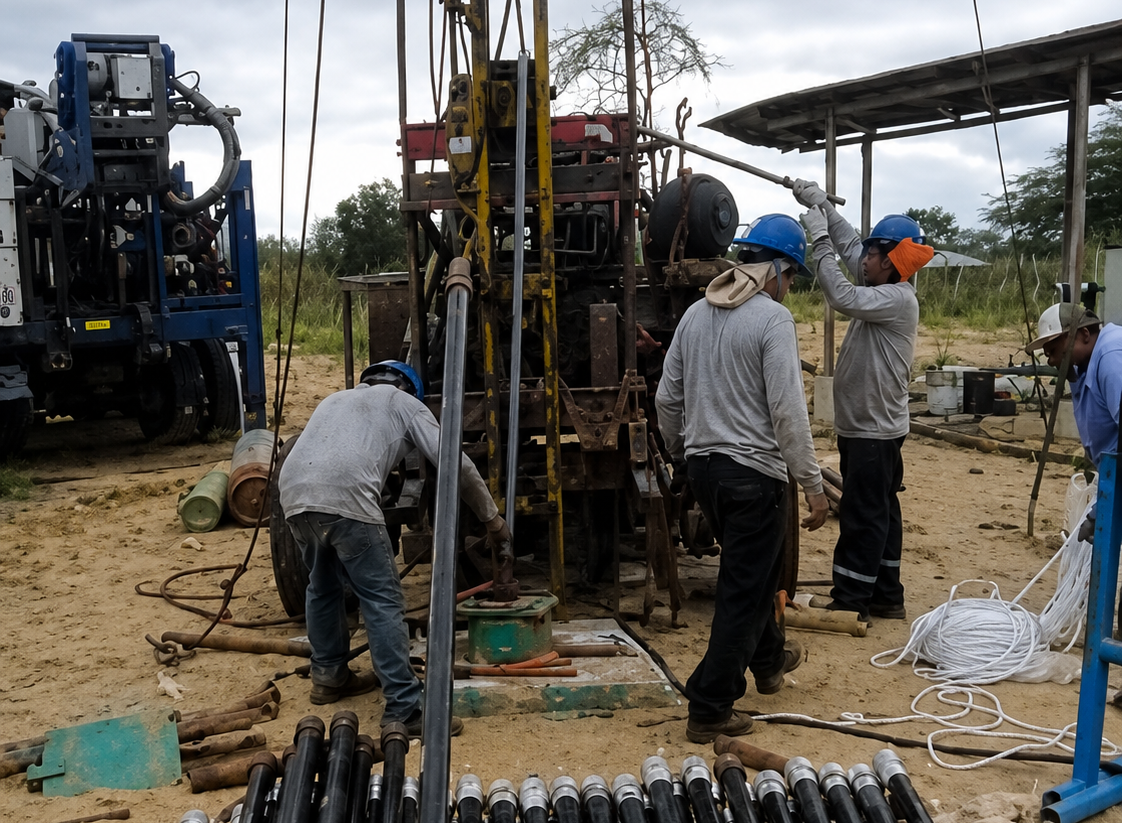 Sistema flotante extracción hídrica minería Perú