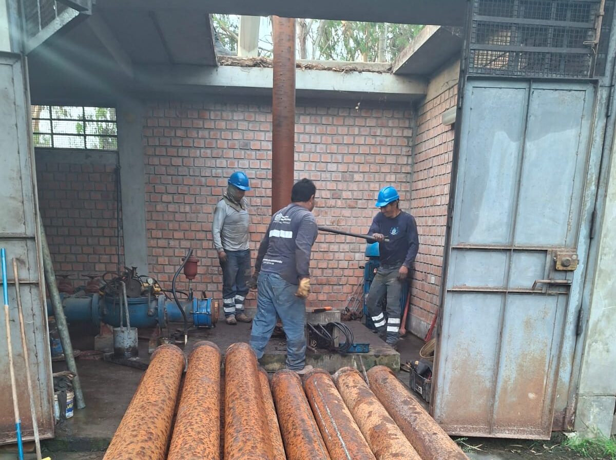 Mantenimiento equipo de bombeo rehabilitación pozo